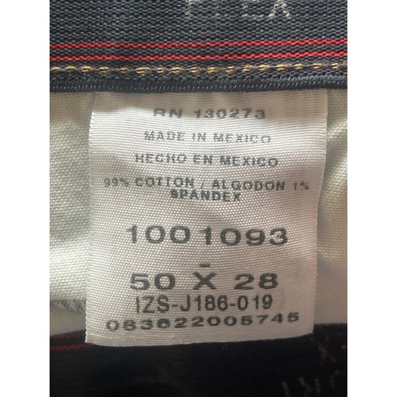 Riders by Lee Comfort Flex Regular Fit Men Jeans 50x28 Blue Denim Pants NWT - Picture 4 of 5